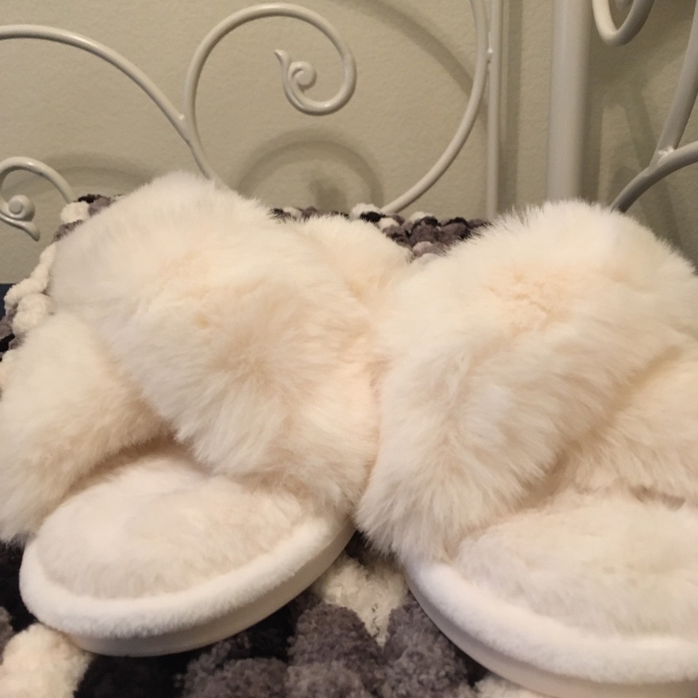 Slippers Faux Rabbit Fur - Picture 5 of 5